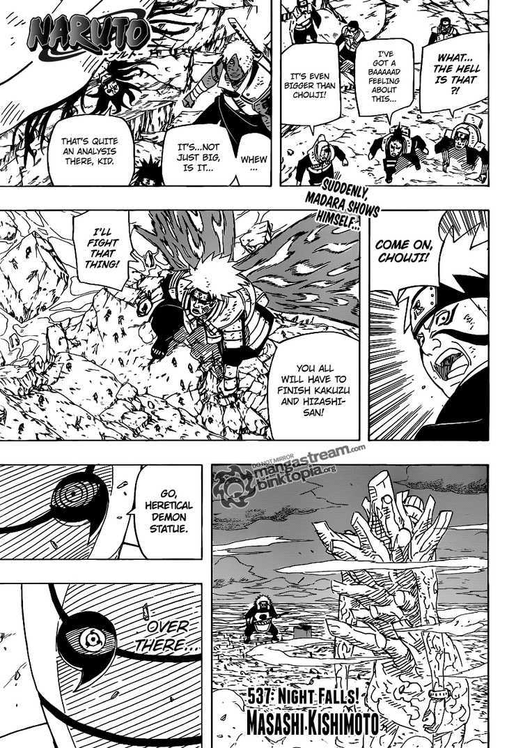 Naruto chapter 537 page 1