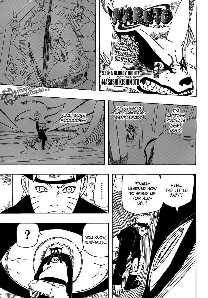 Naruto chapter 539 page 1