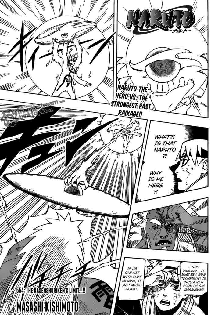 Naruto chapter 554 page 1