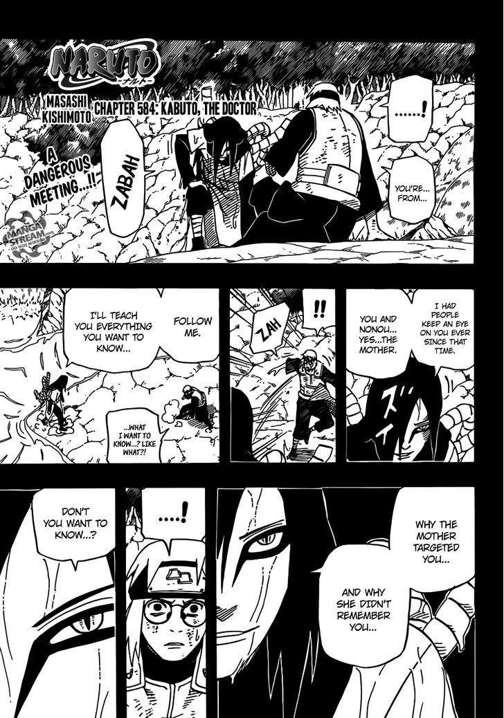 Naruto chapter 584 page 1