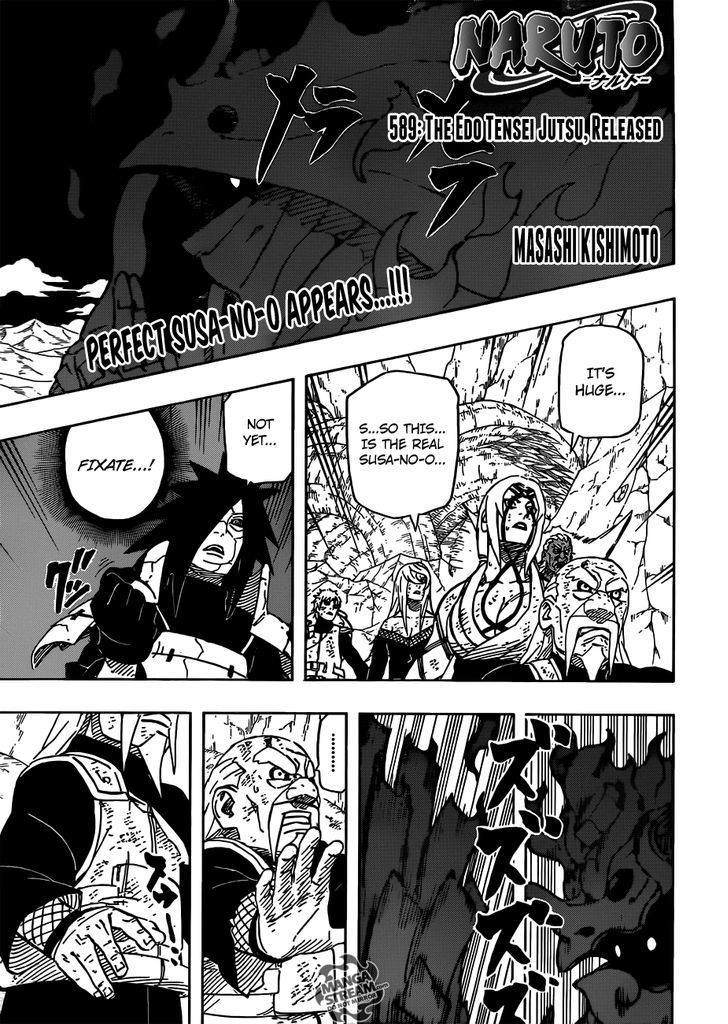 Naruto chapter 589 page 1
