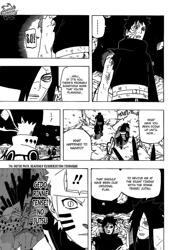 Naruto chapter 601 page 15