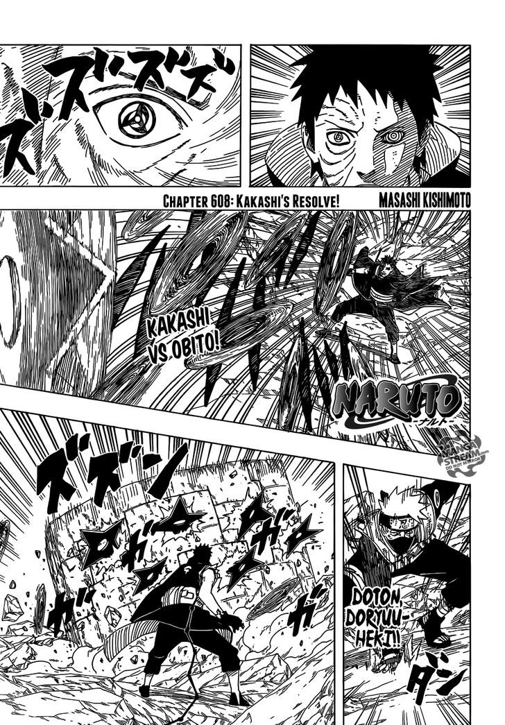 Naruto chapter 608 page 1