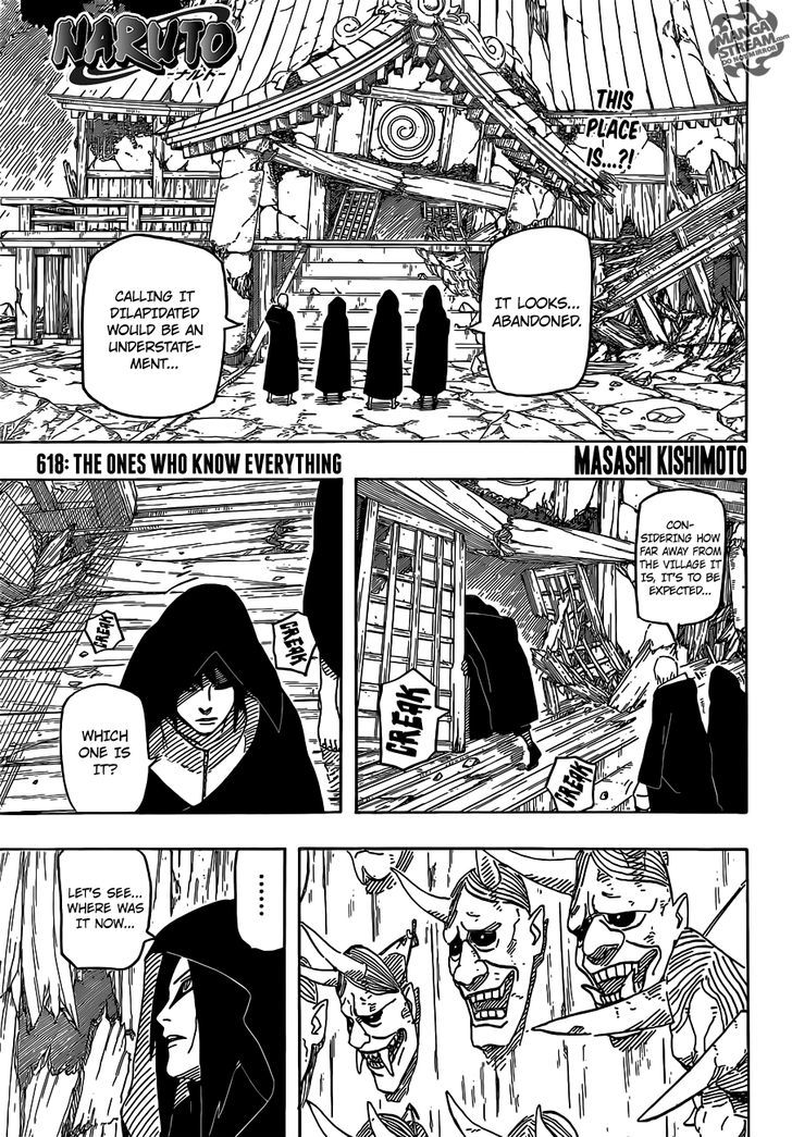 Naruto chapter 618 page 1