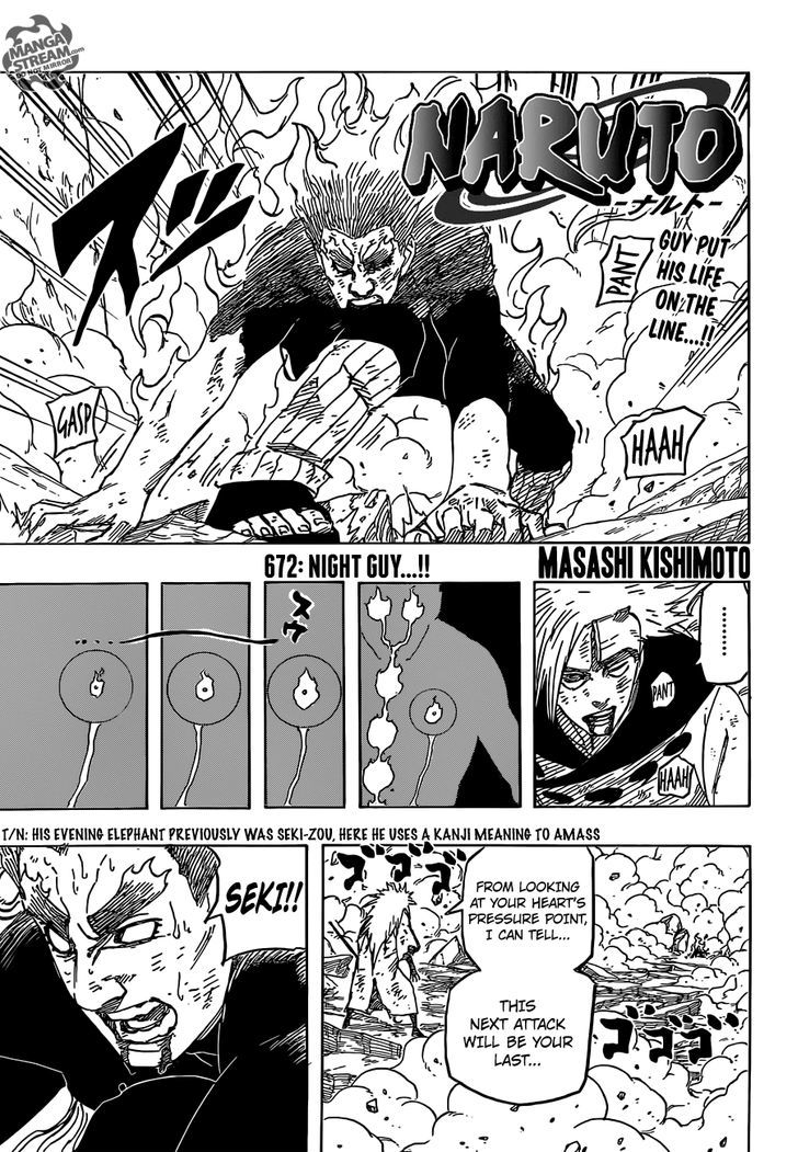Naruto chapter 672 page 1