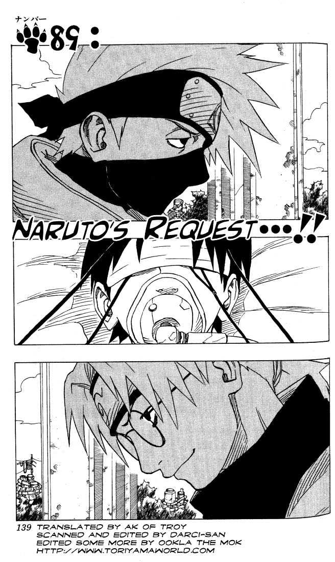 Naruto chapter 89 page 2