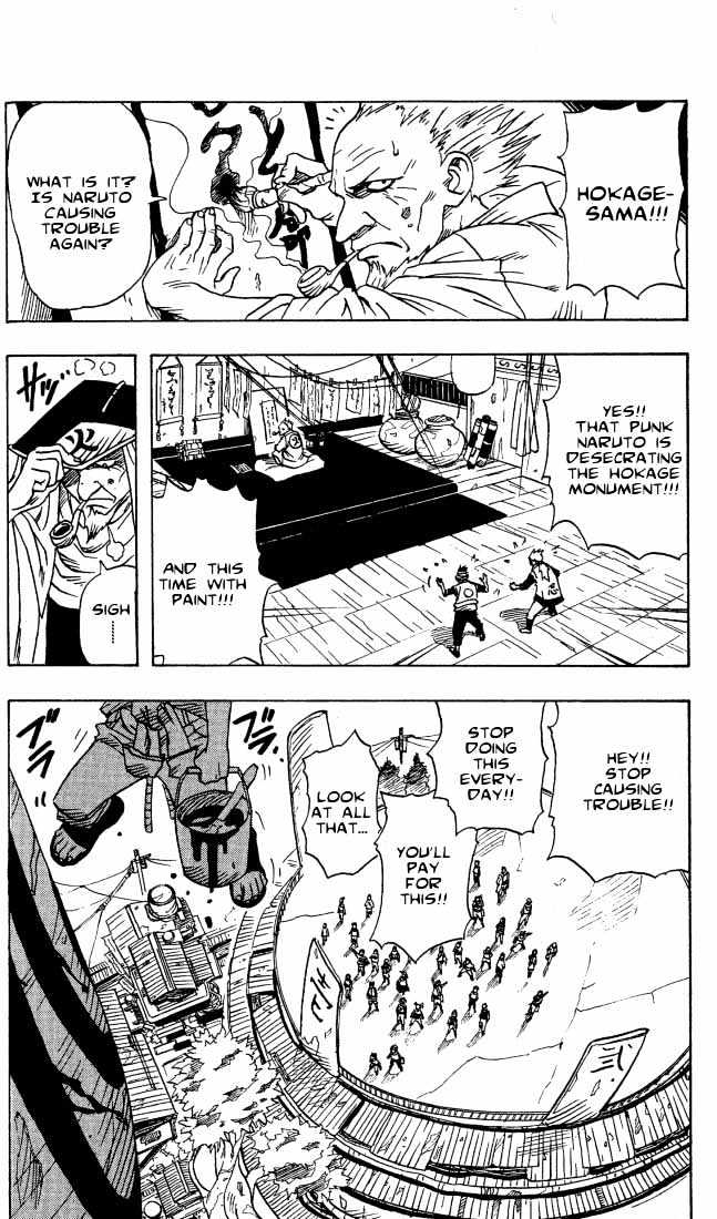 Naruto chapter 1 page 4