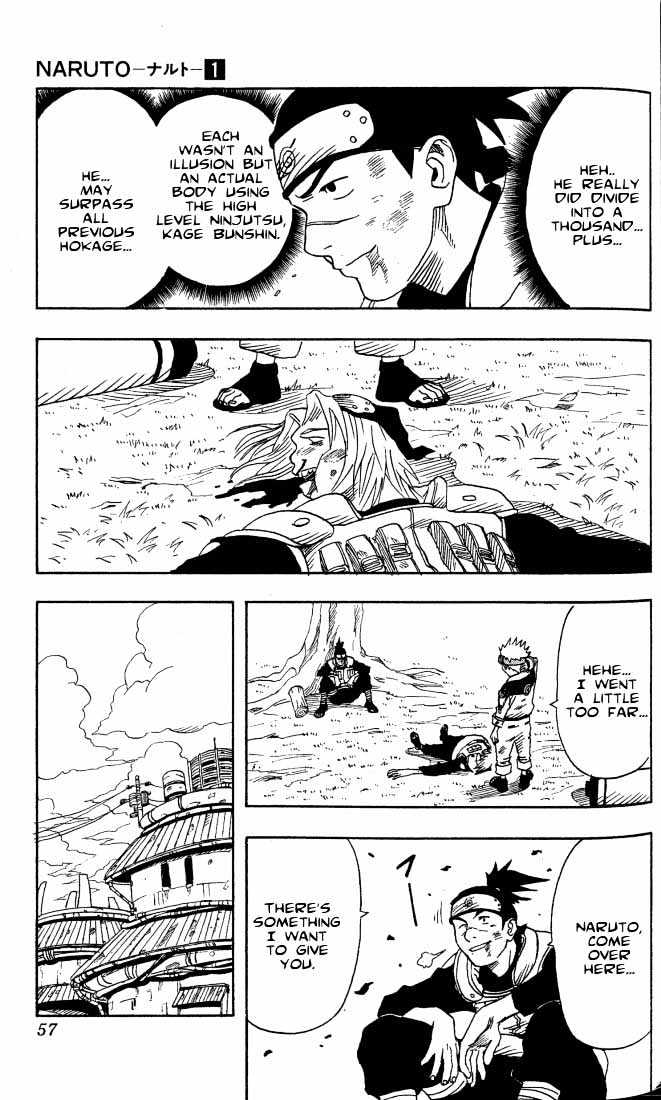Naruto chapter 1 page 50