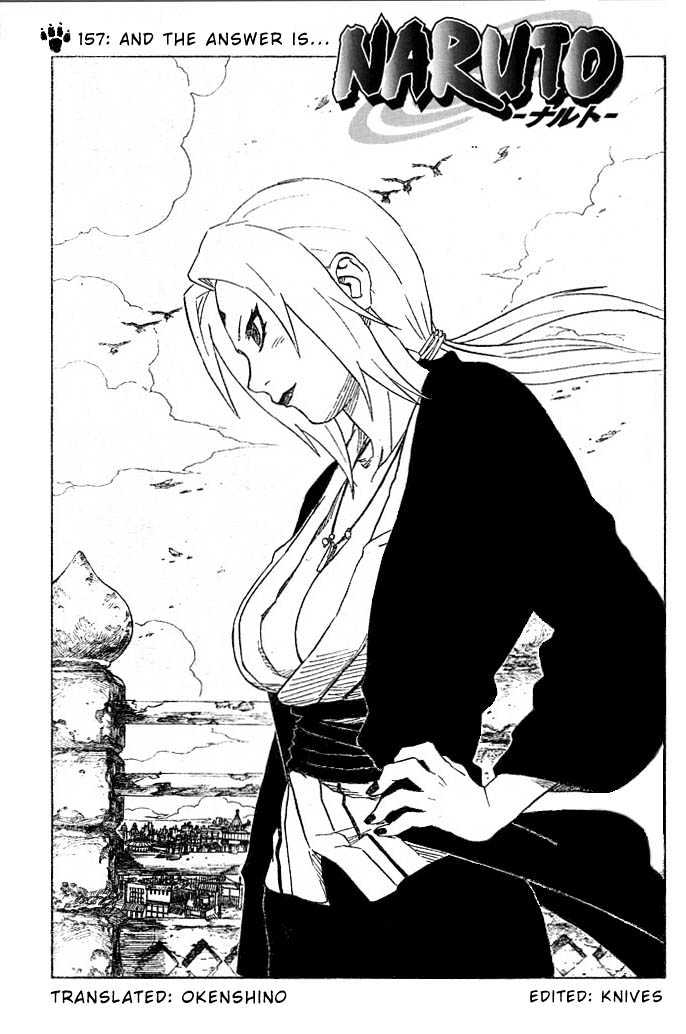 Naruto chapter 157 page 1
