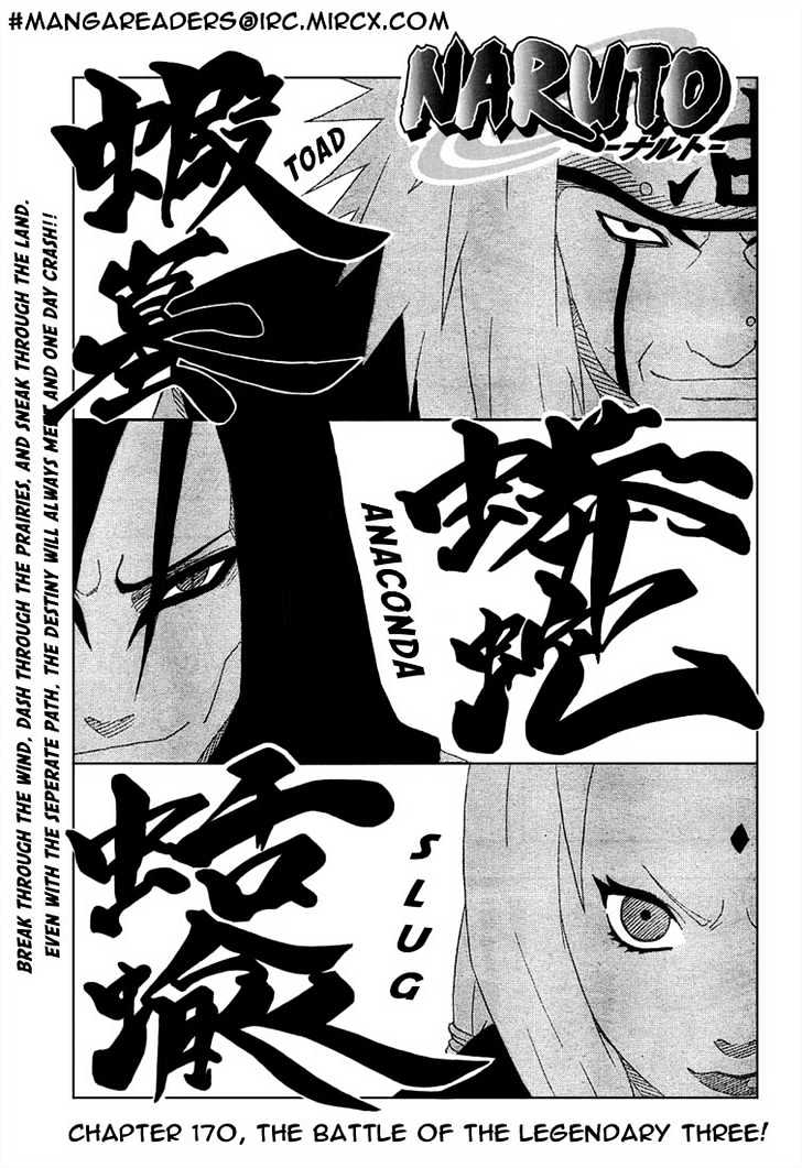 Naruto chapter 170 page 1
