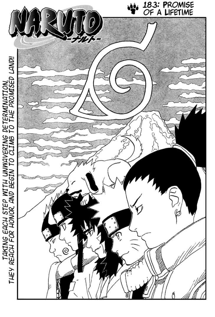 Naruto chapter 183 page 1