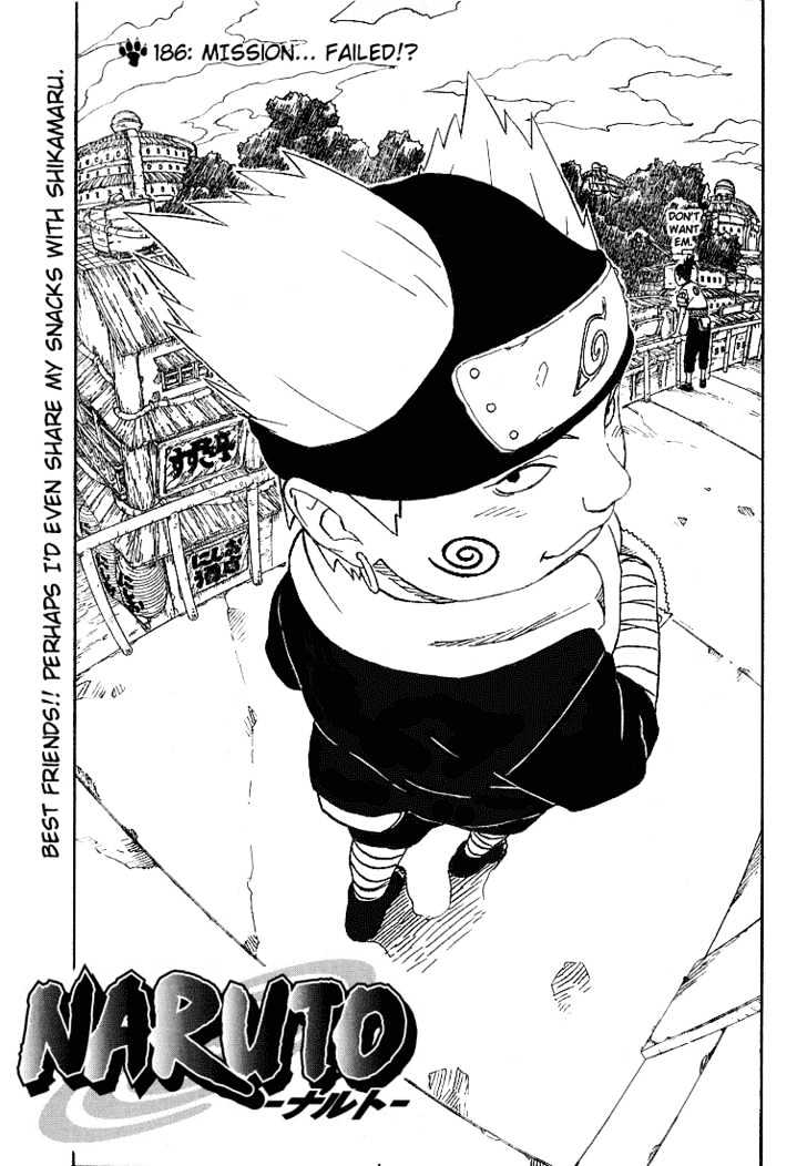 Naruto chapter 186 page 1