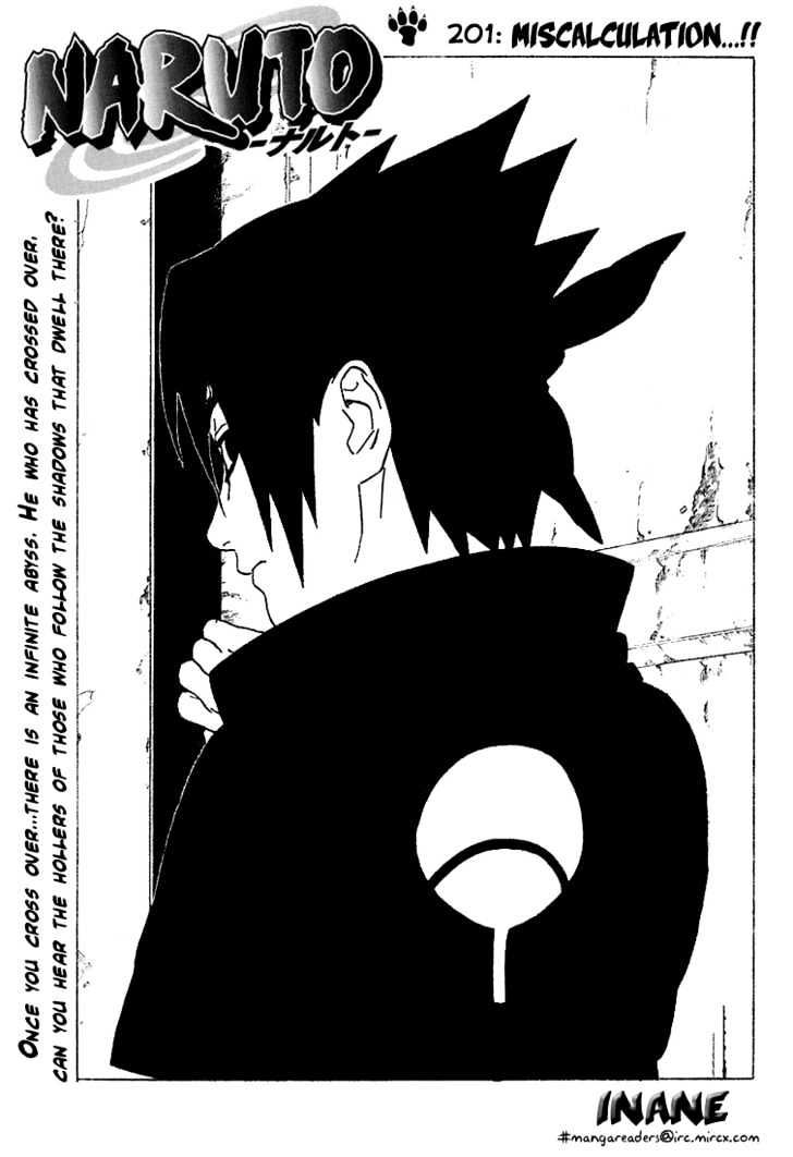 Naruto chapter 201 page 1