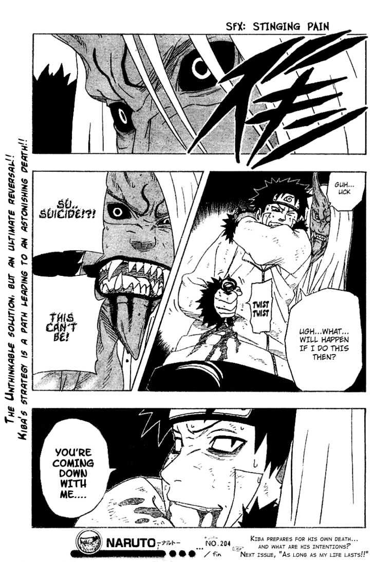 Naruto chapter 204 page 17
