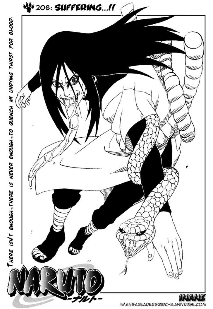 Naruto chapter 206 page 1