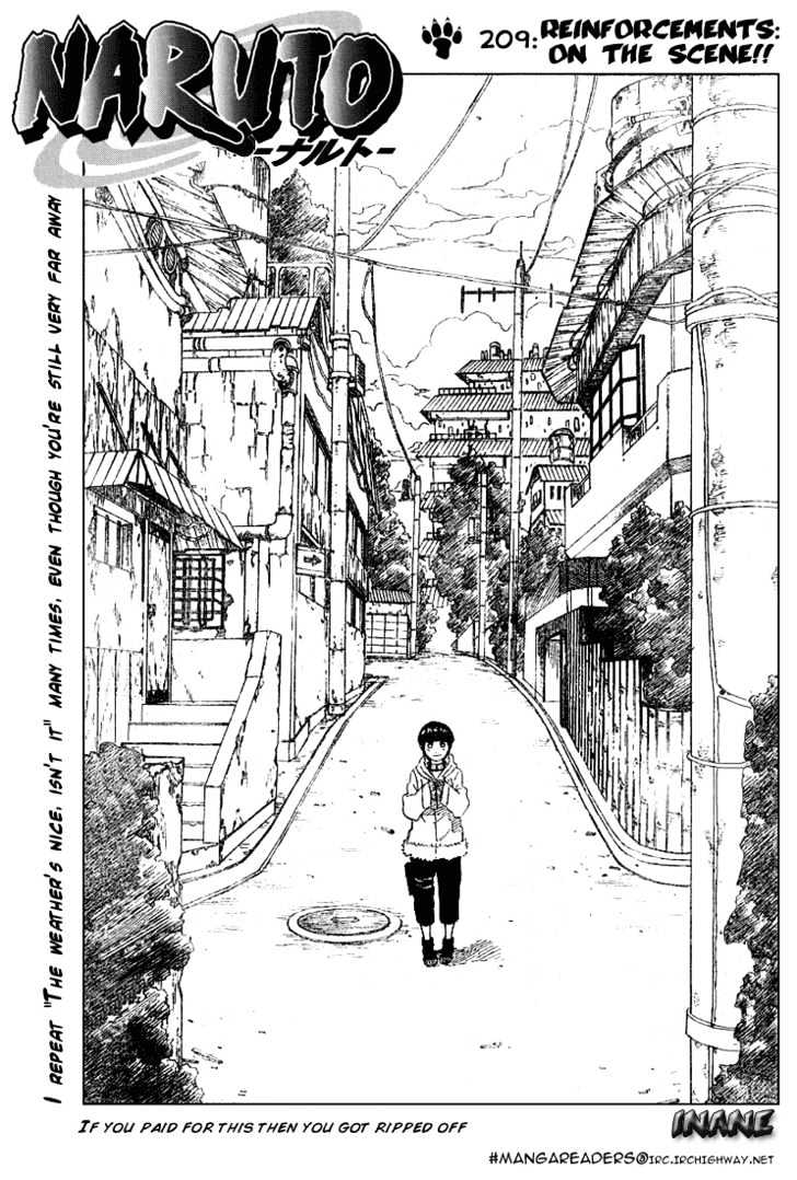 Naruto chapter 209 page 1