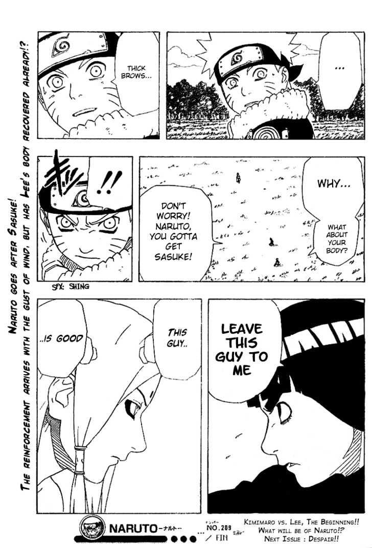 Naruto chapter 209 page 19