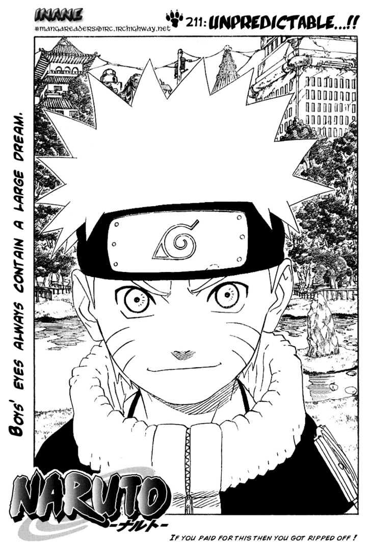 Naruto chapter 211 page 1