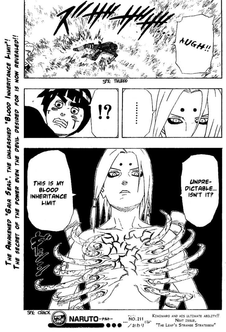 Naruto chapter 211 page 20
