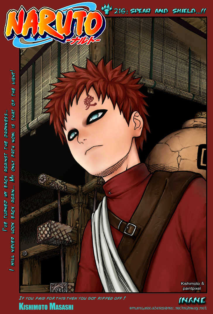 Naruto chapter 216 page 3