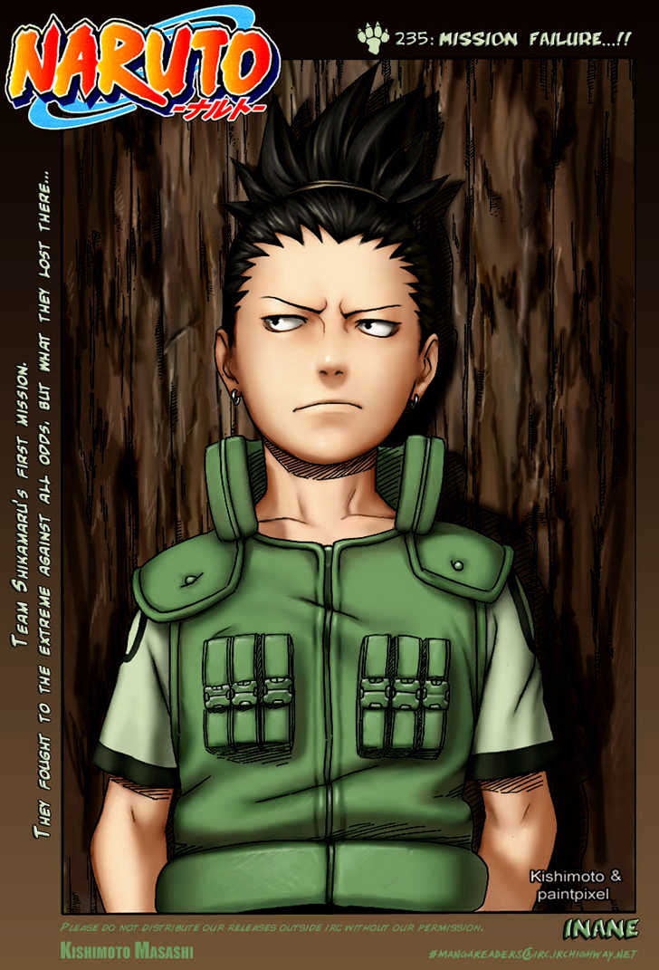 Naruto chapter 236 page 1