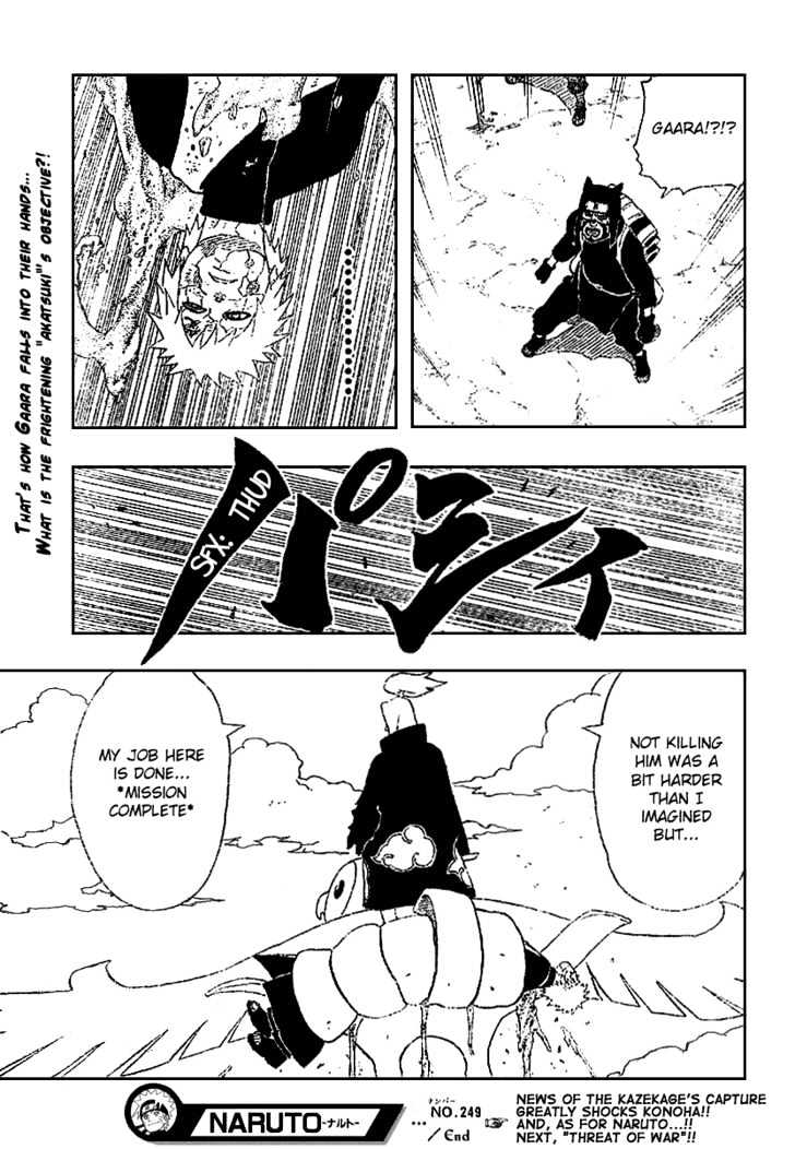 Naruto chapter 249 page 19