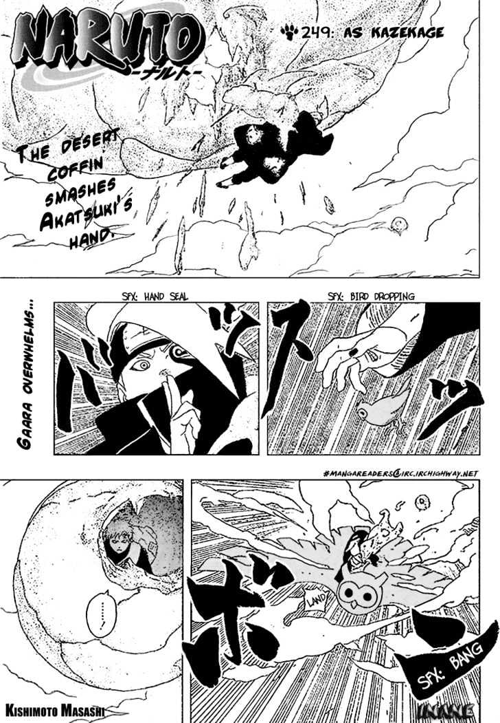 Naruto chapter 249 page 2