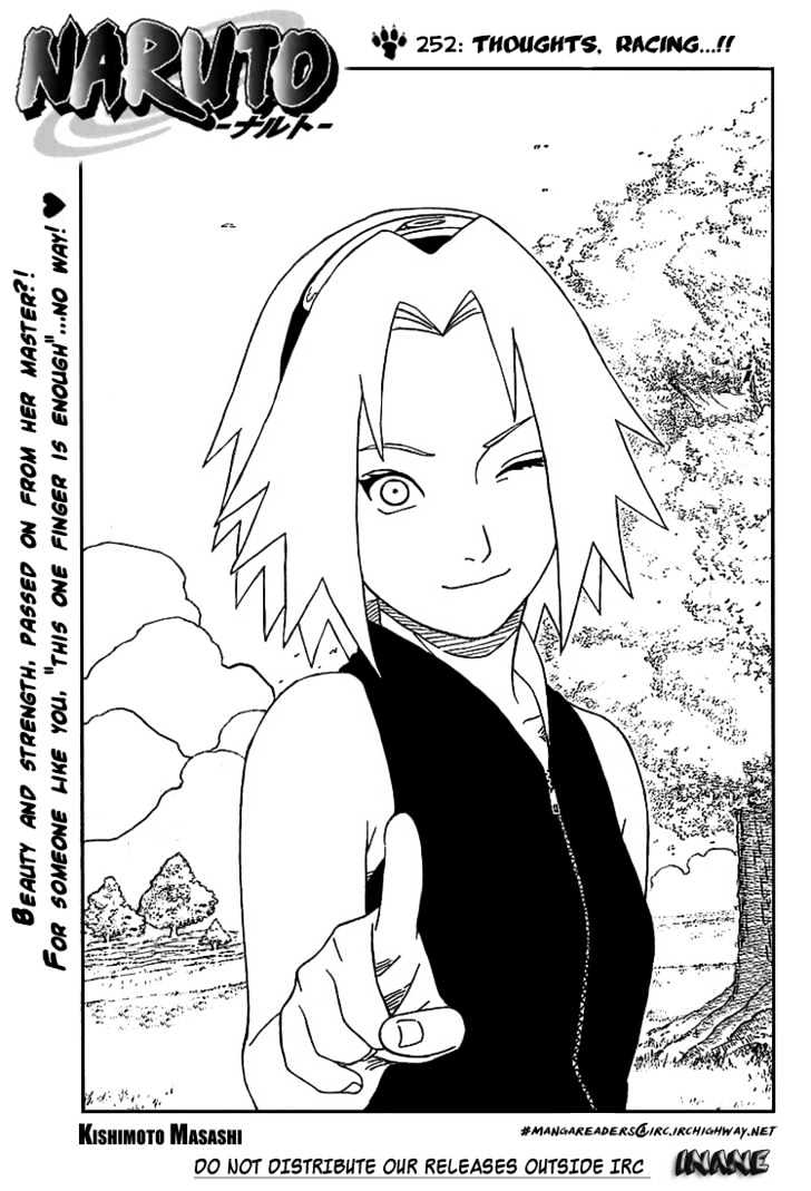 Naruto chapter 252 page 1