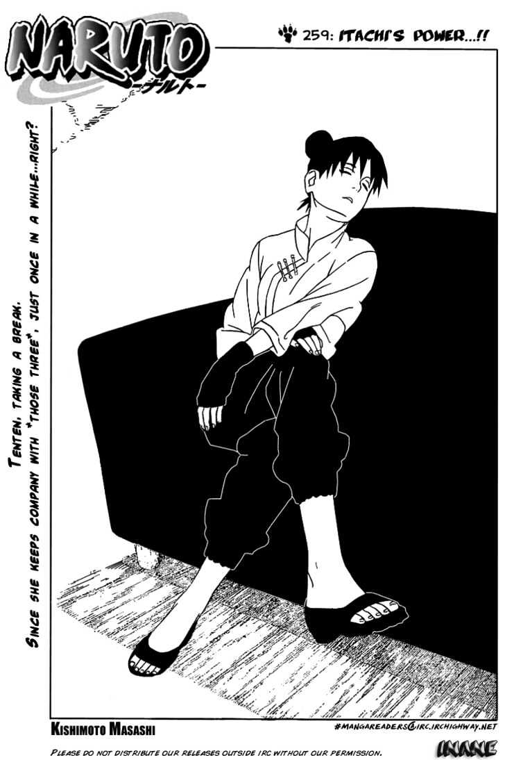 Naruto chapter 259 page 1