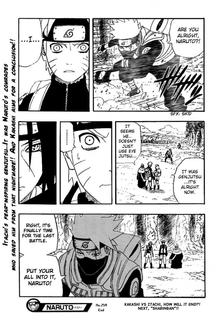 Naruto chapter 259 page 20
