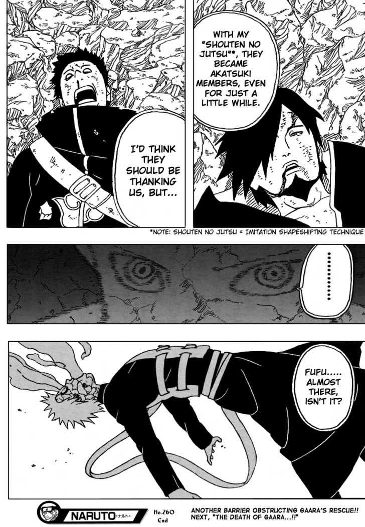 Naruto chapter 260 page 19