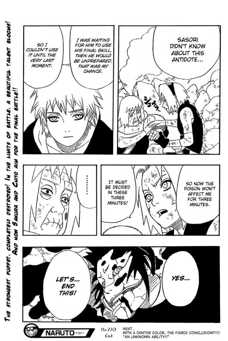 Naruto chapter 270 page 19