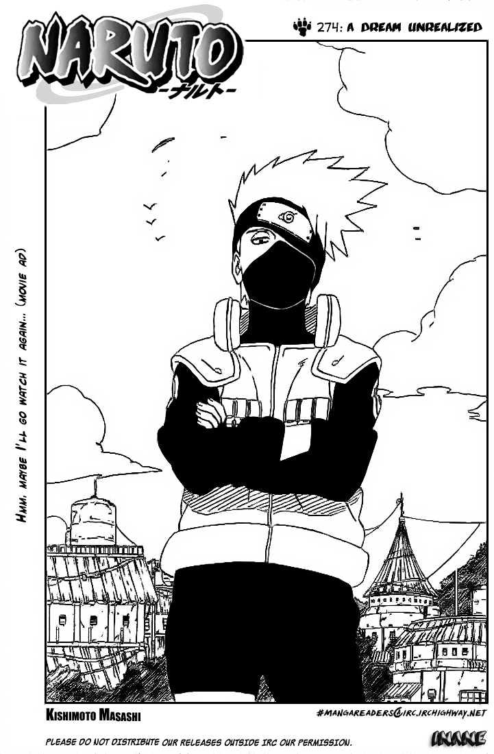Naruto chapter 274 page 1