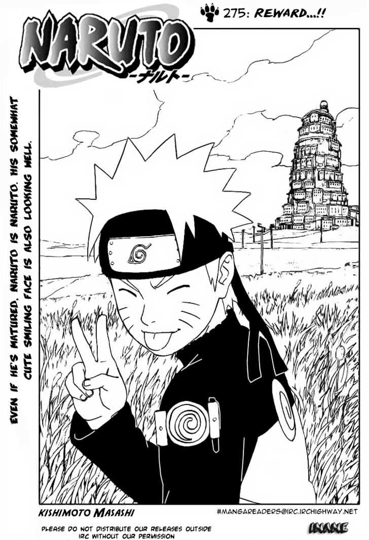 Naruto chapter 275 page 1