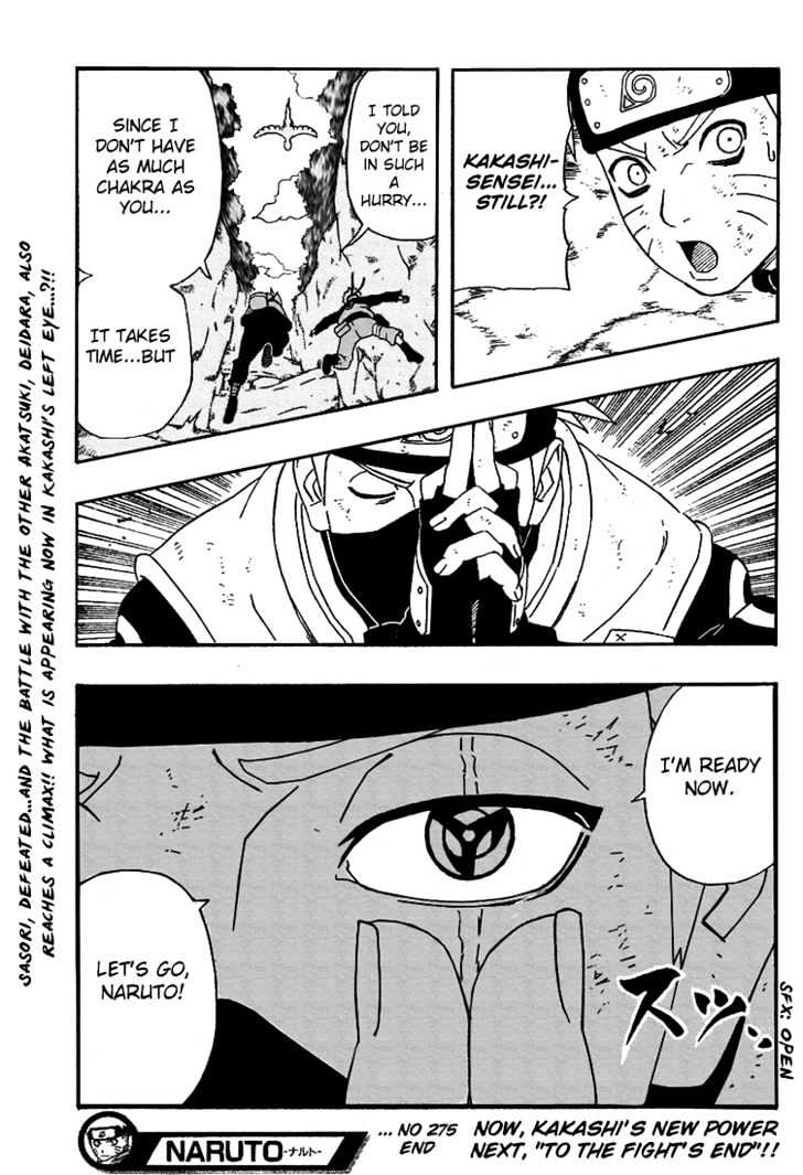 Naruto chapter 275 page 20
