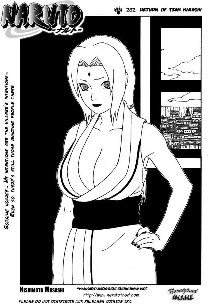 Naruto chapter 282 page 1
