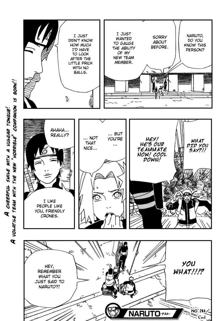 Naruto chapter 284 page 19
