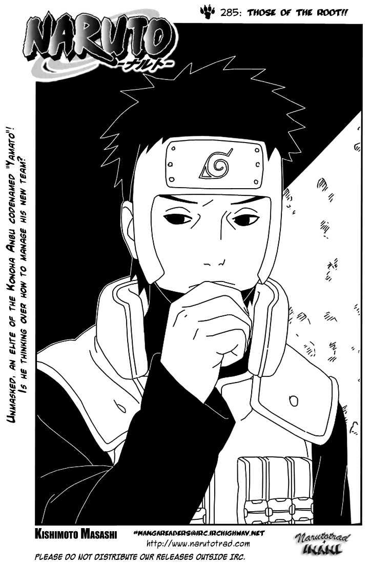 Naruto chapter 285 page 1