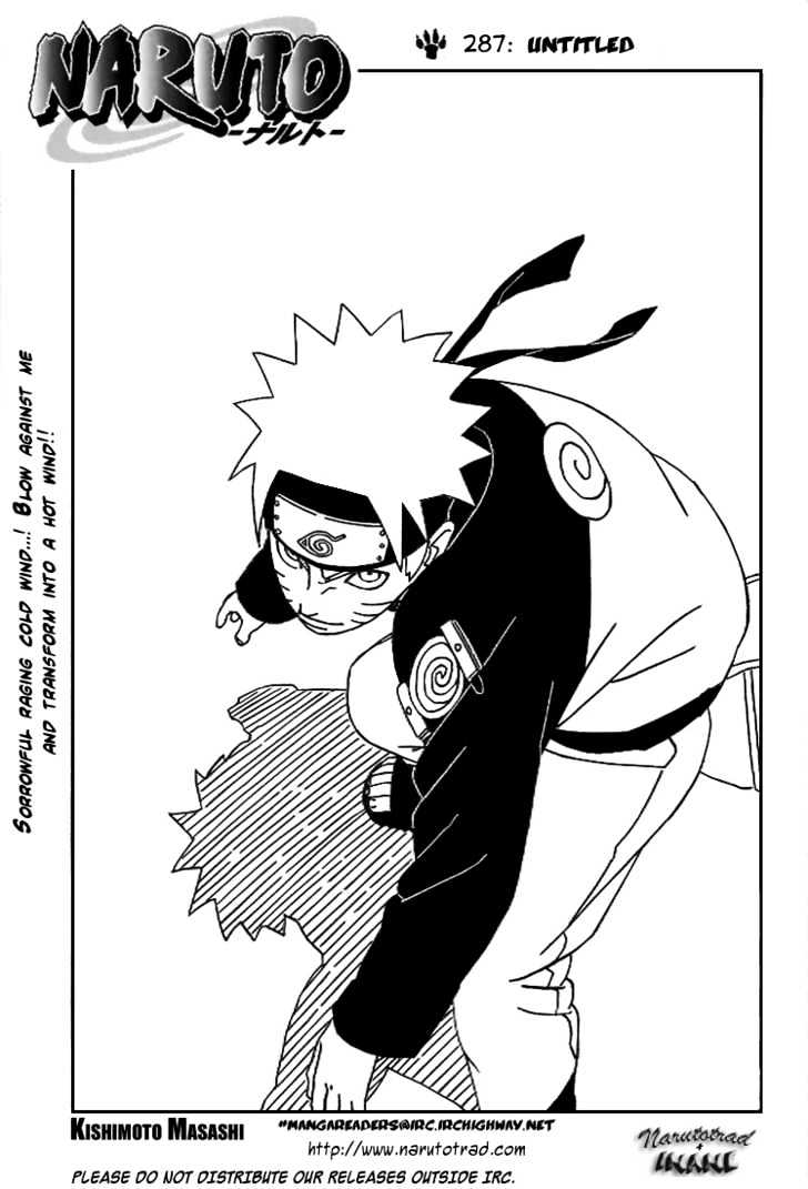 Naruto chapter 287 page 1