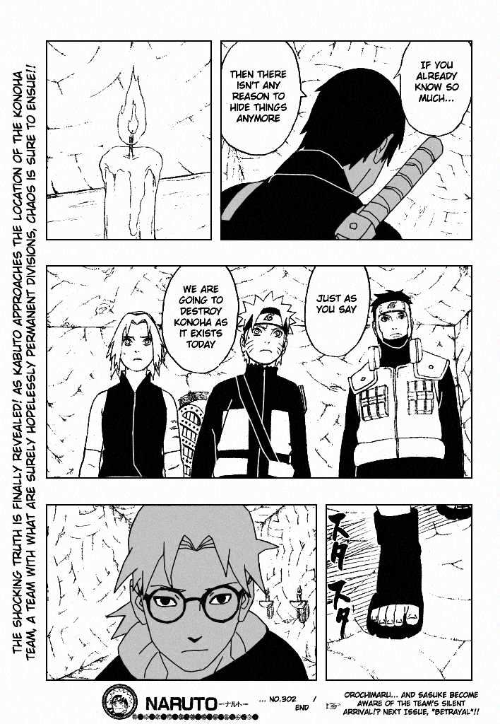 Naruto chapter 302 page 18