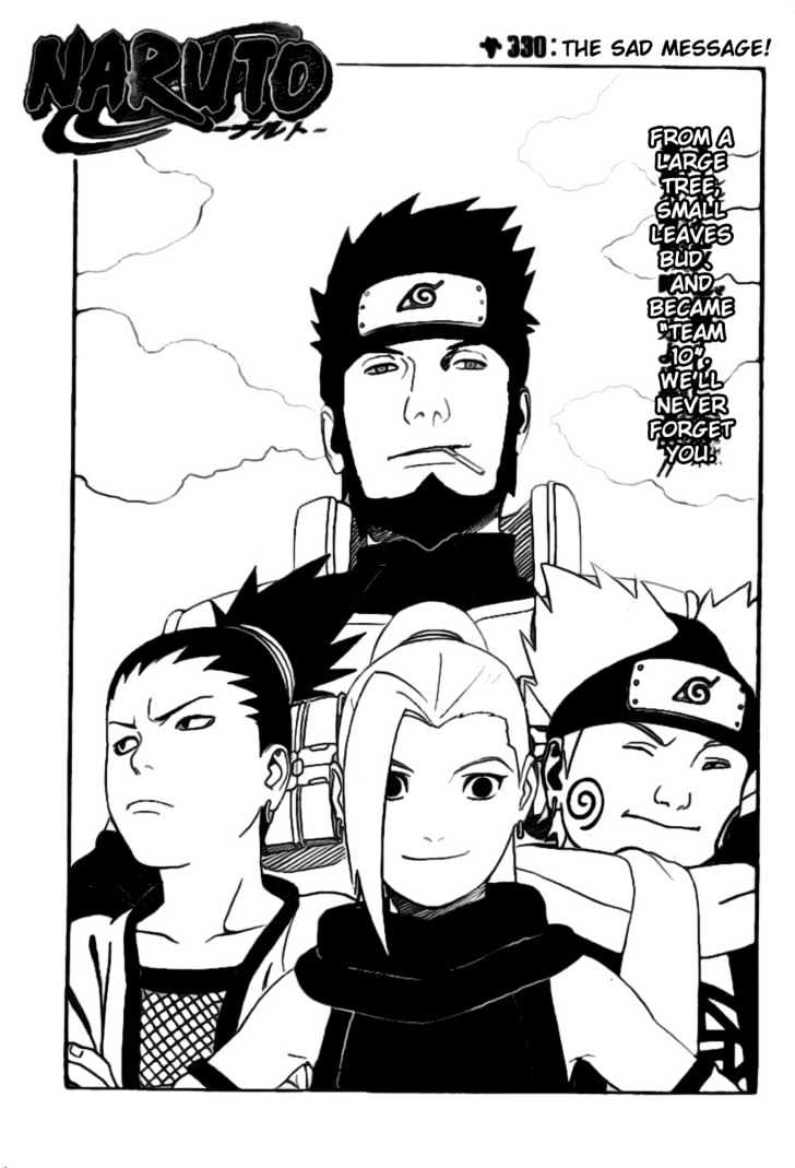 Naruto chapter 330 page 8