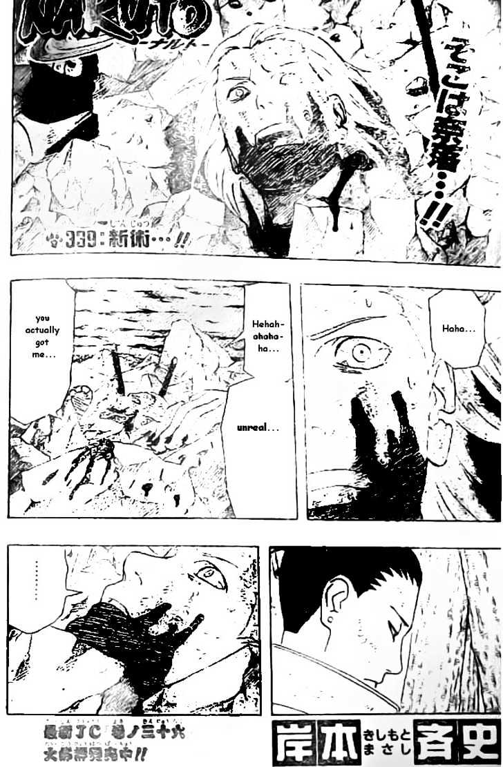 Naruto chapter 339 page 2