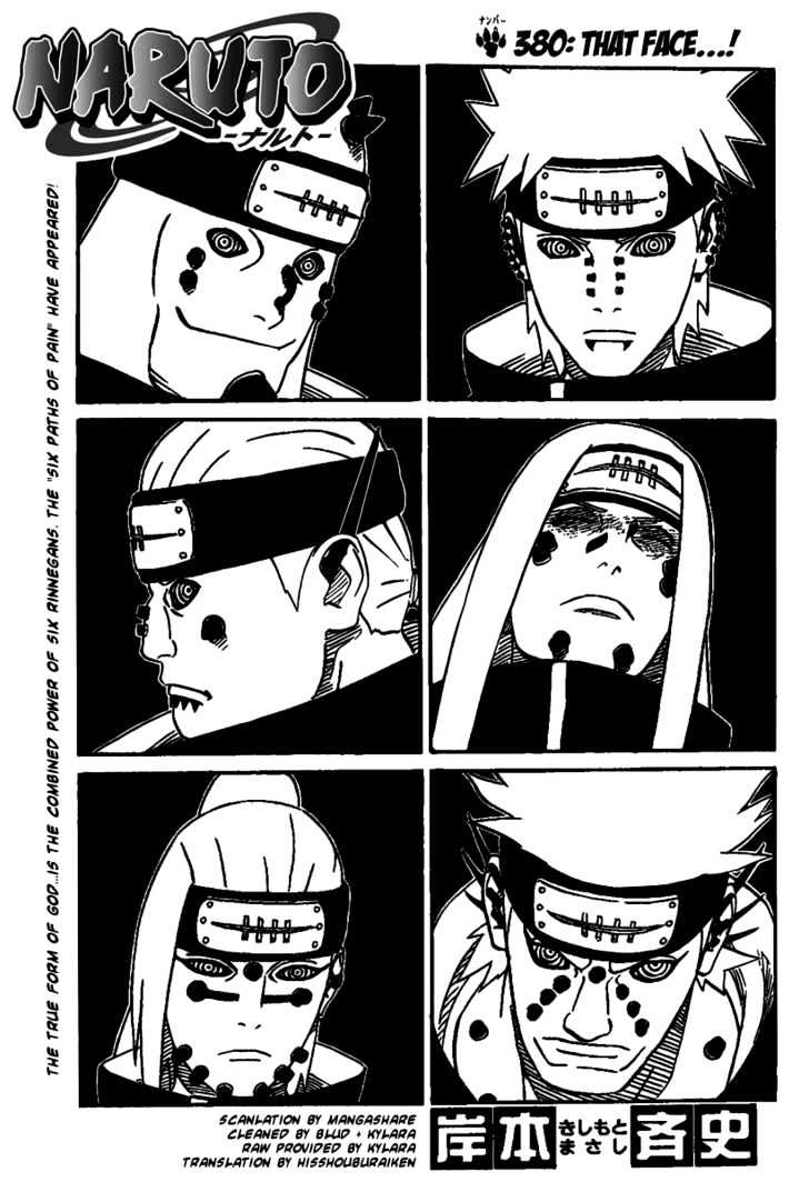 Naruto chapter 380 page 1