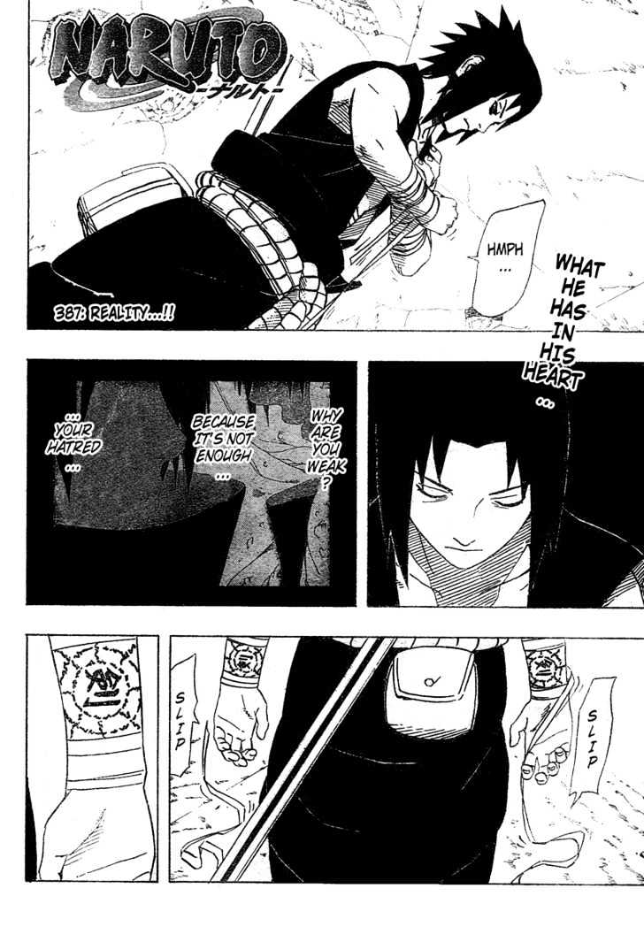 Naruto chapter 387 page 3
