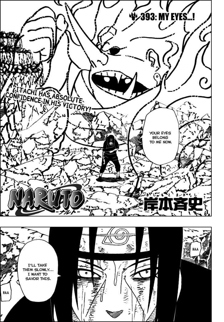 Naruto chapter 393 page 3