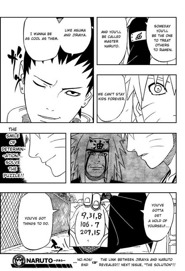 Naruto chapter 406 page 17