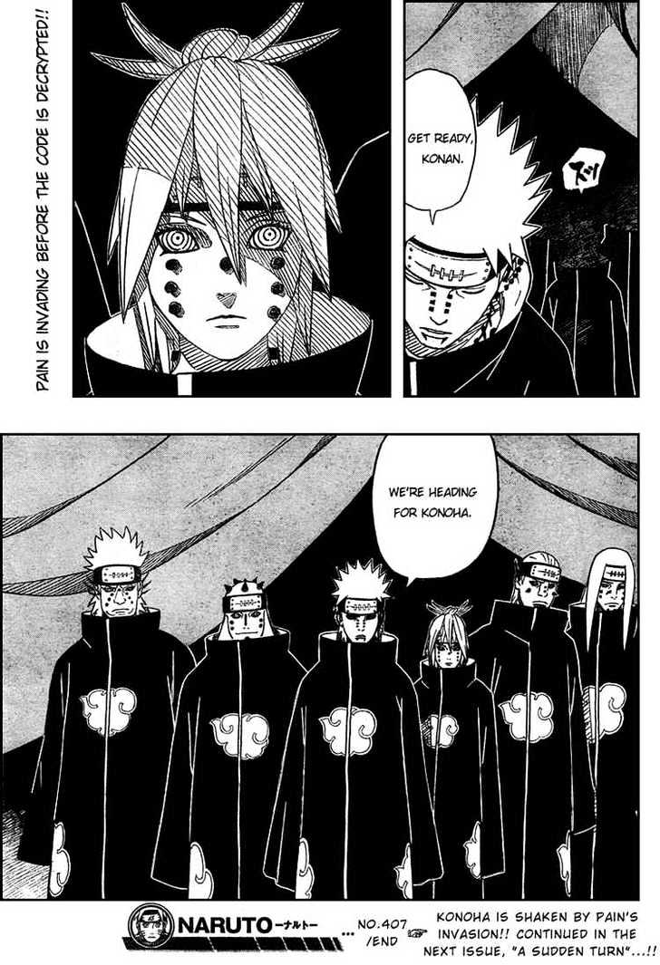Naruto chapter 407 page 17