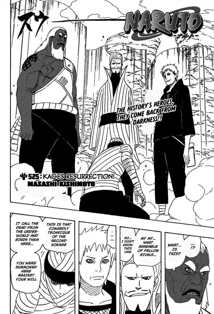 Naruto chapter 525 page 3