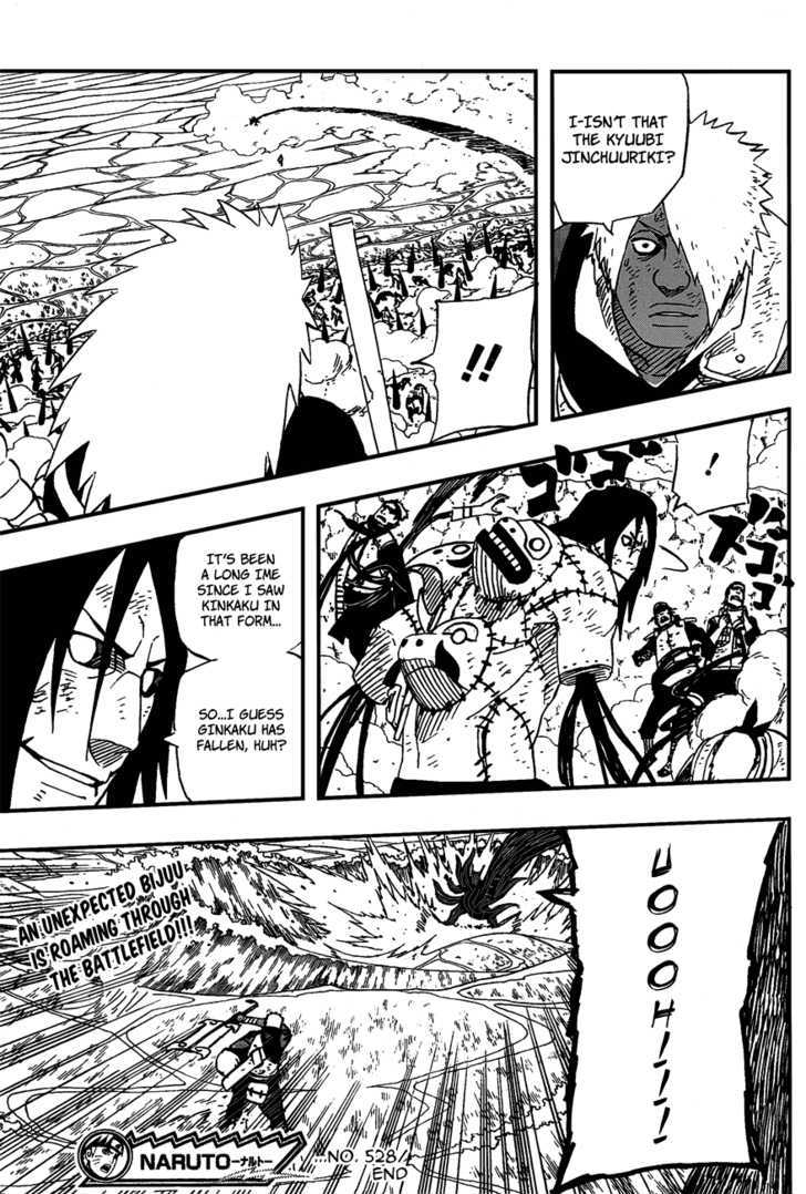 Naruto chapter 528 page 17