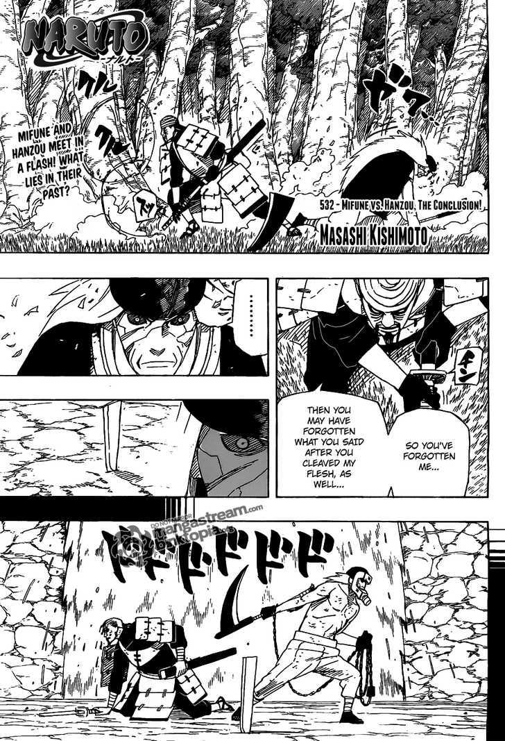 Naruto chapter 532 page 1